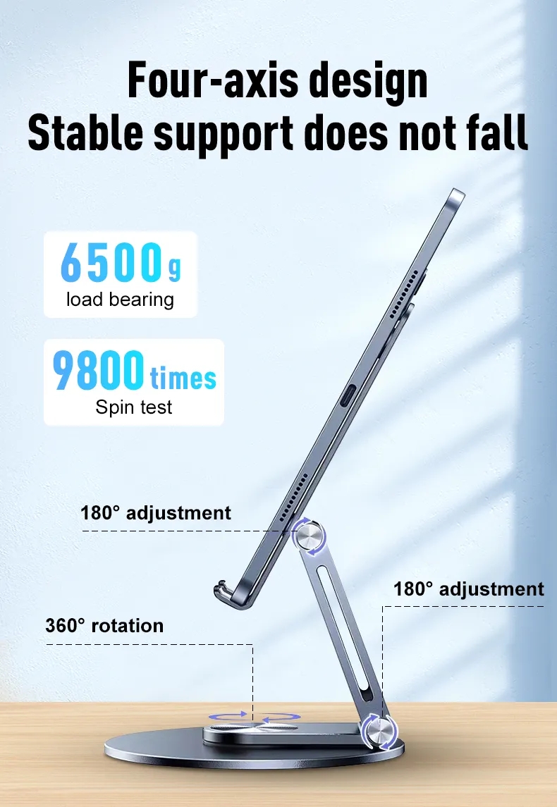 Rotatable Aluminum Tablet Stand