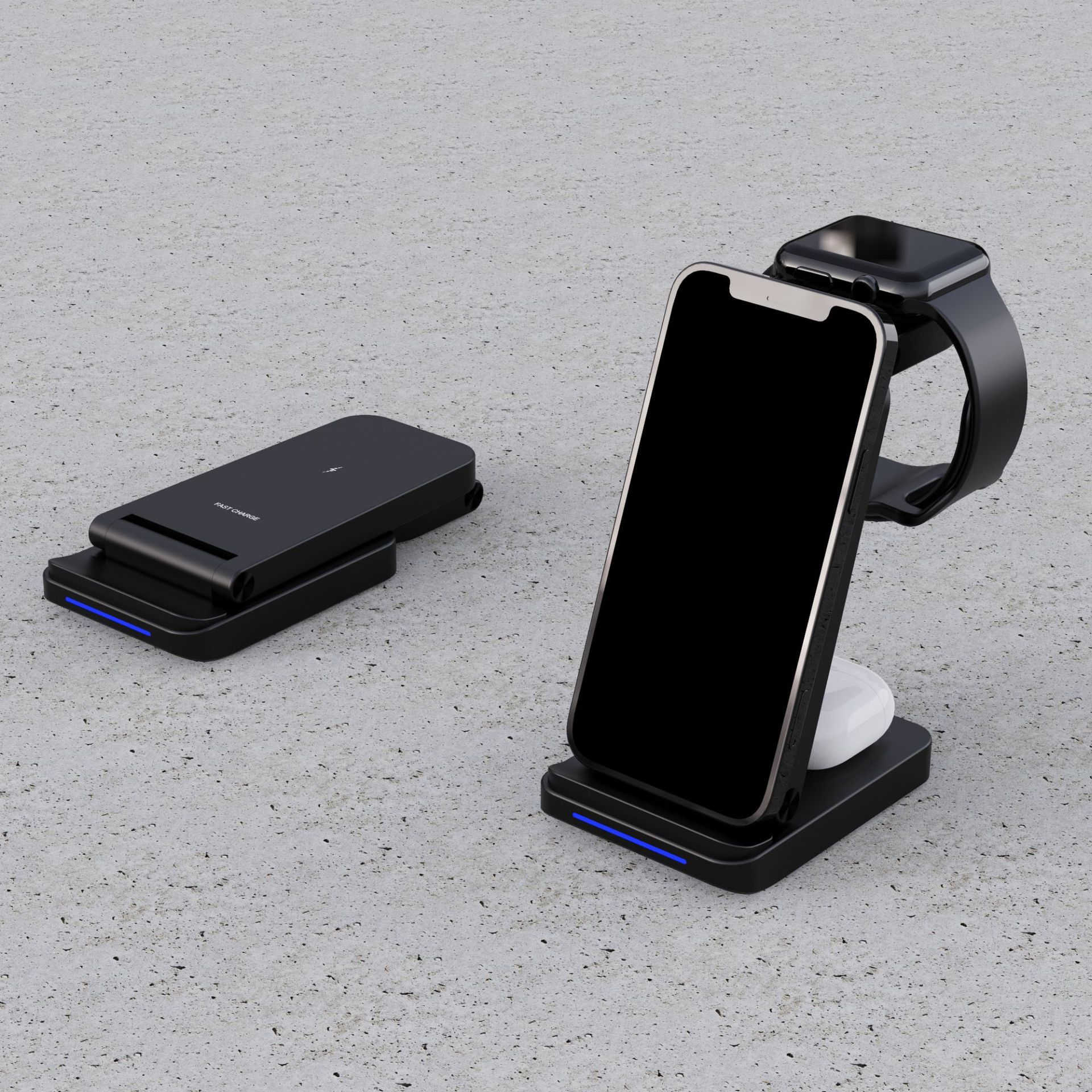 Foldable 3 in 1 Wireless Charger