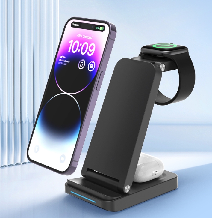 Foldable 3 in 1 Wireless Charger
