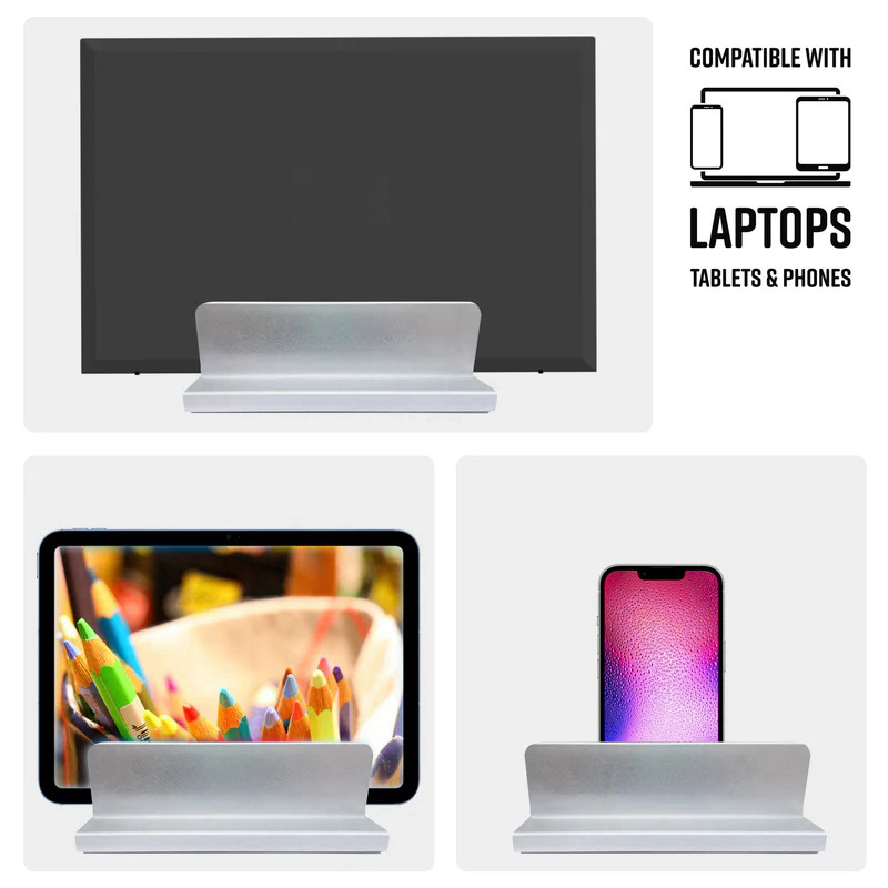 Vertical laptop stand