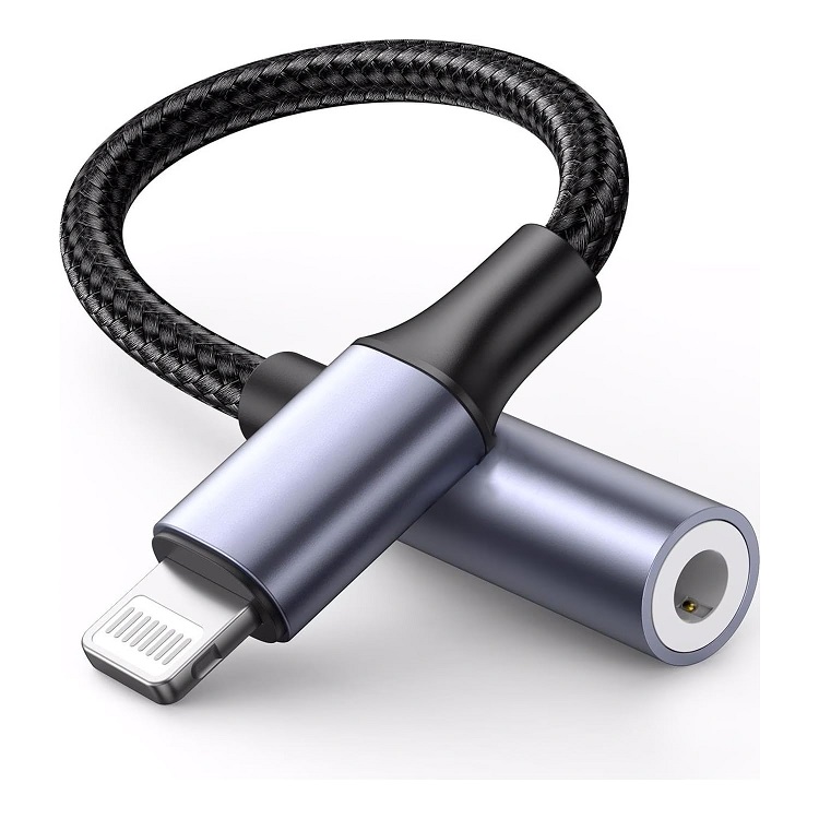 Lightning to 3.5mm Aux jack adapter