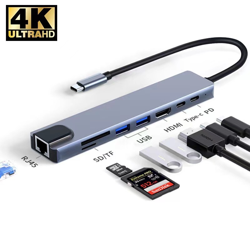 8 in 1 USB HUB