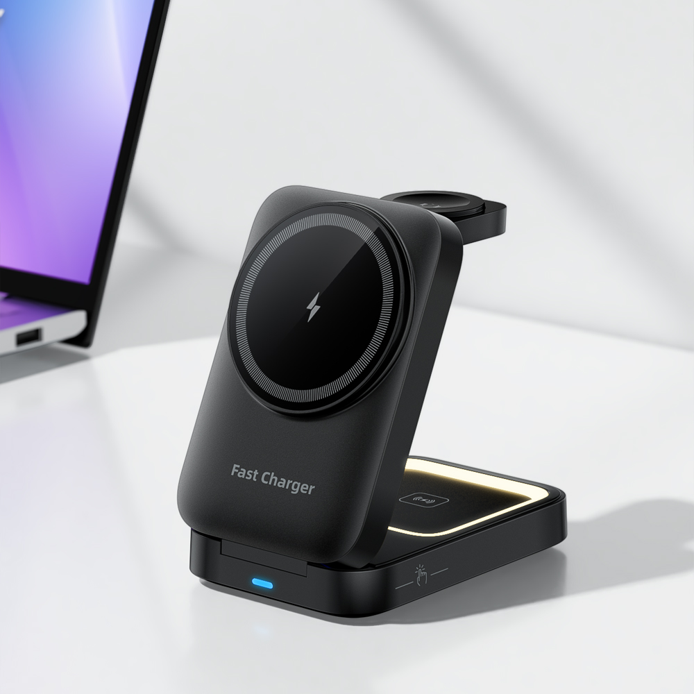 4 in 1 Wireless charger with night light