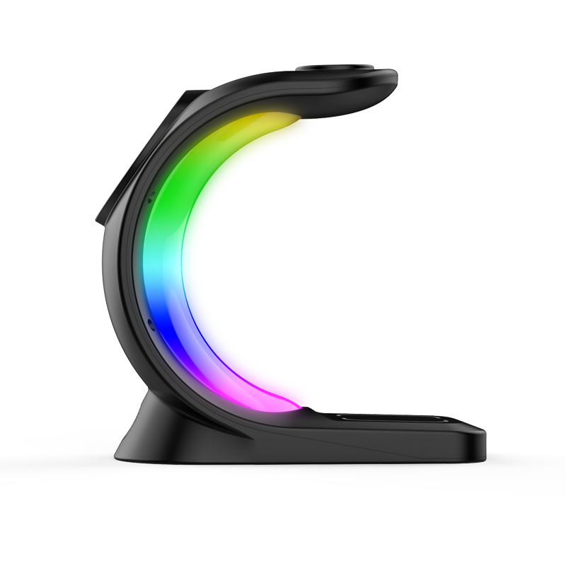 4 in 1 wireless charger with RGB Light