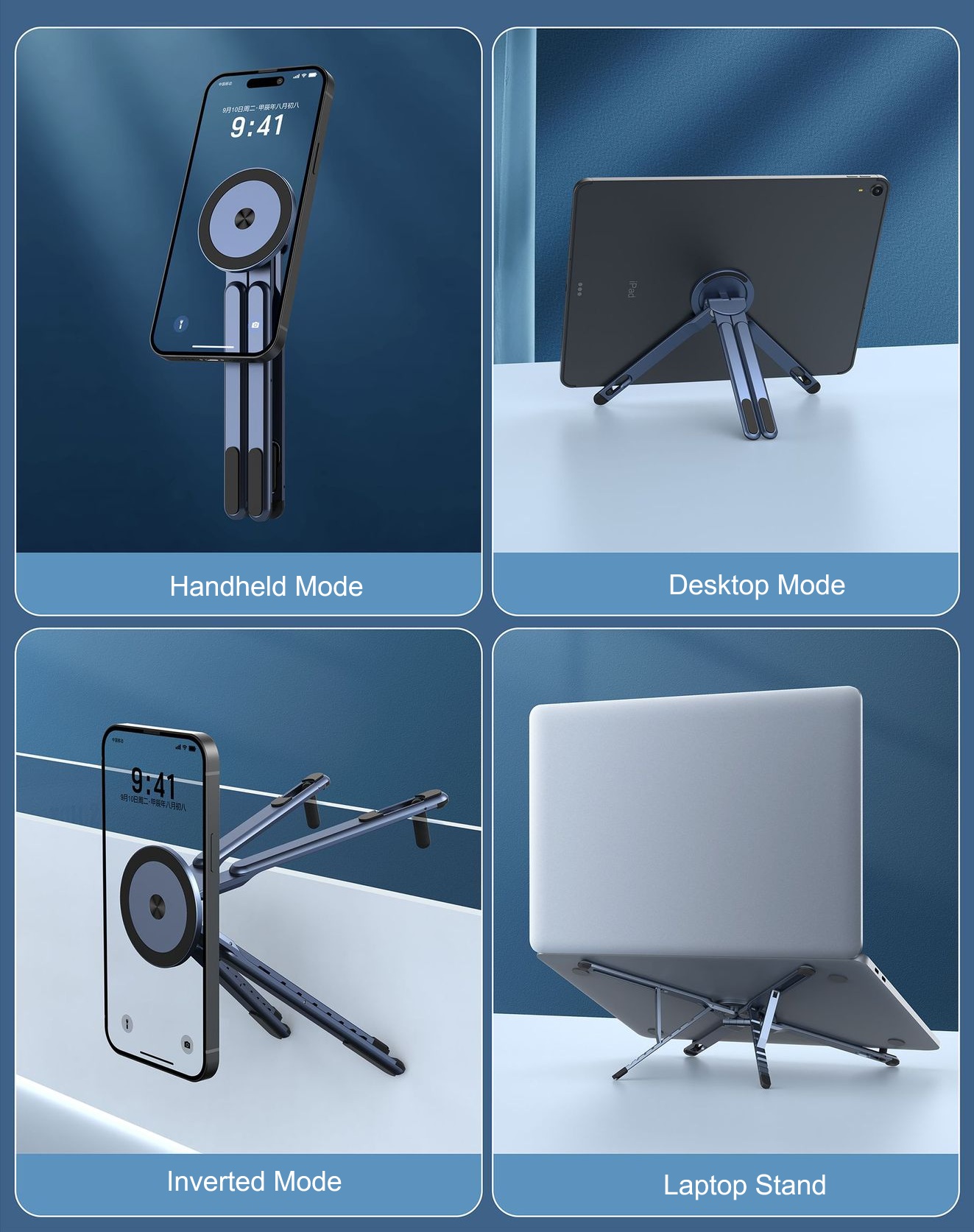 Multi function Magnetic Laptop stand