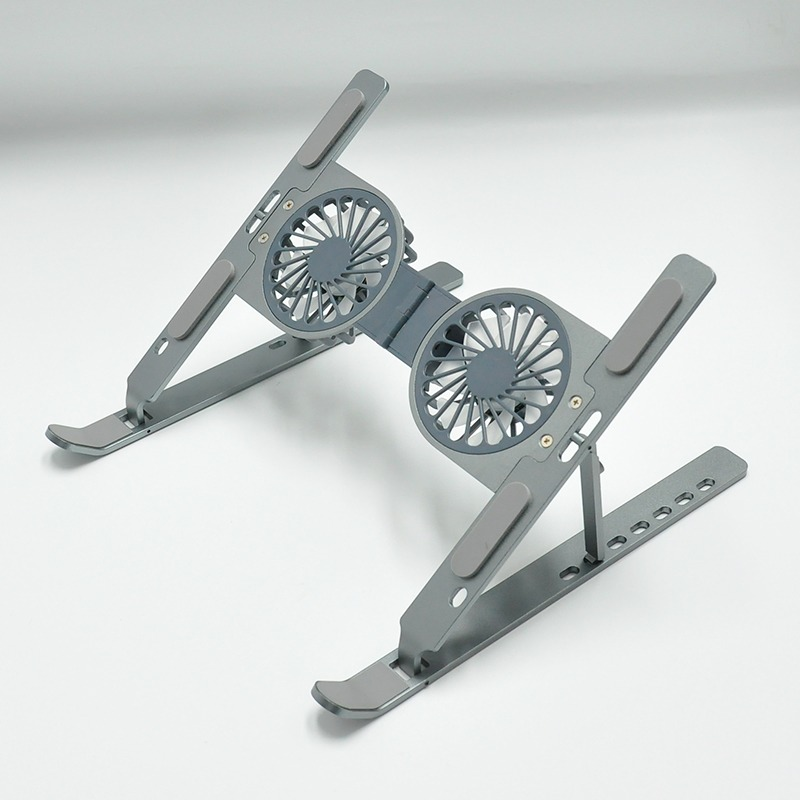 Foldable Laptop Stand with RGB Cooling Fan