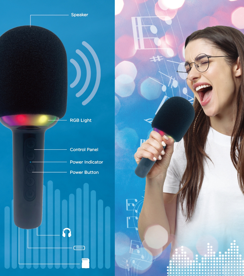 Wireless Speaker with Microphone