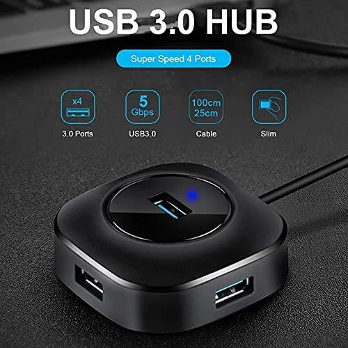 Magnetic 4 Ports USB3.0 HUB