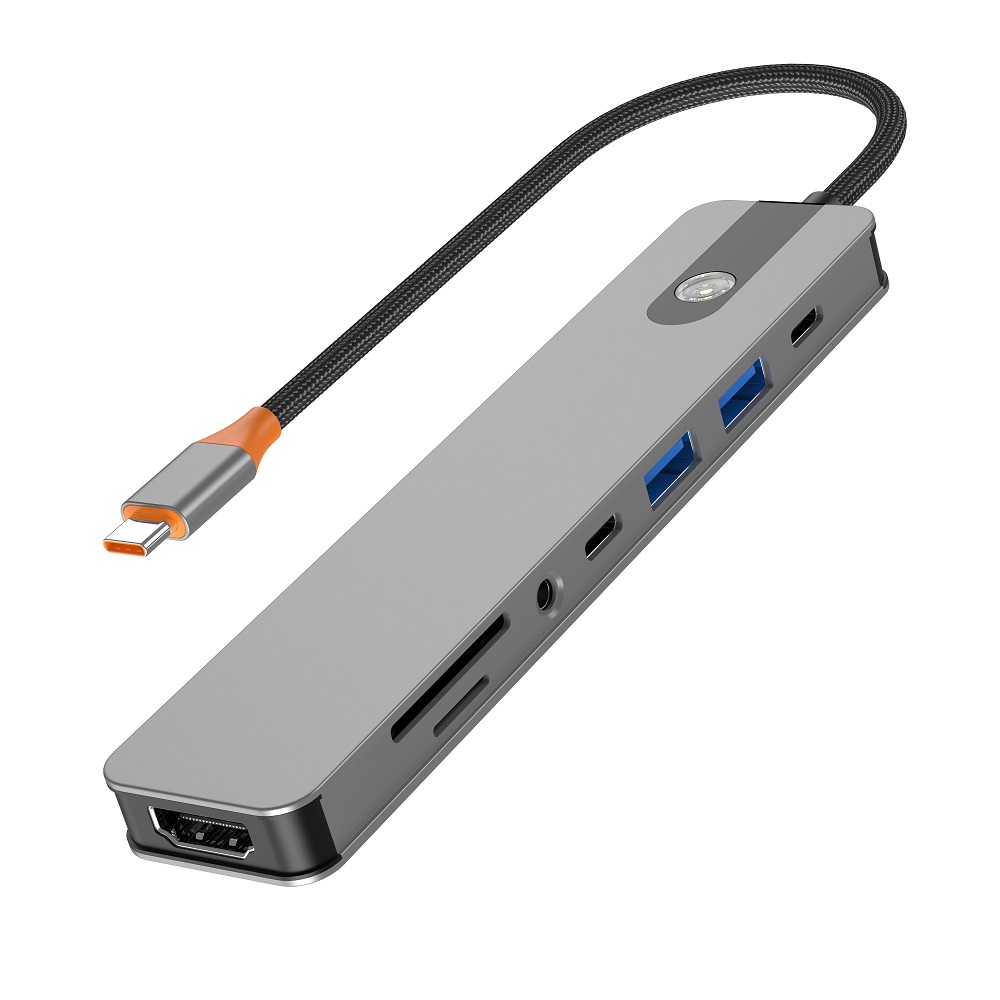 8 in 1 Type C docking station