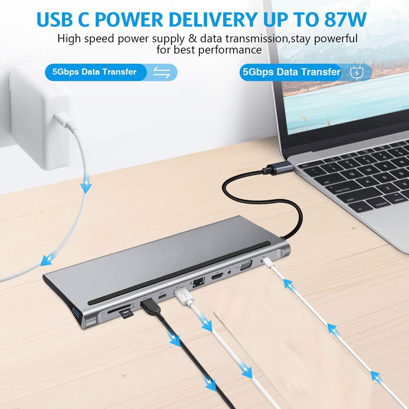 11 in 1 Type C docking station
