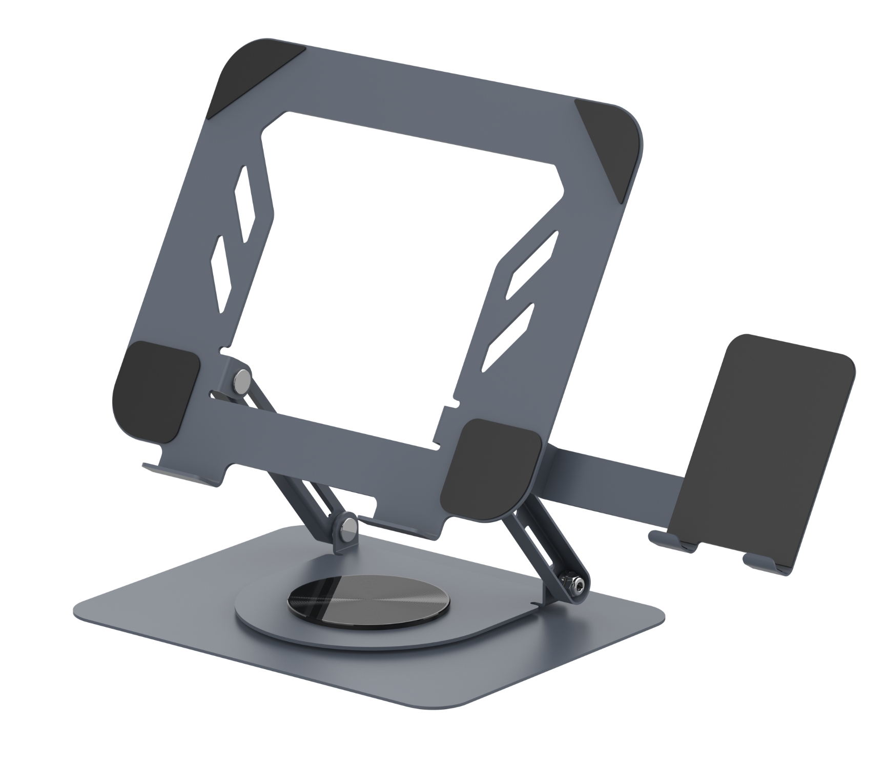 2 in 1 Laptop Stand with Mobile Holder